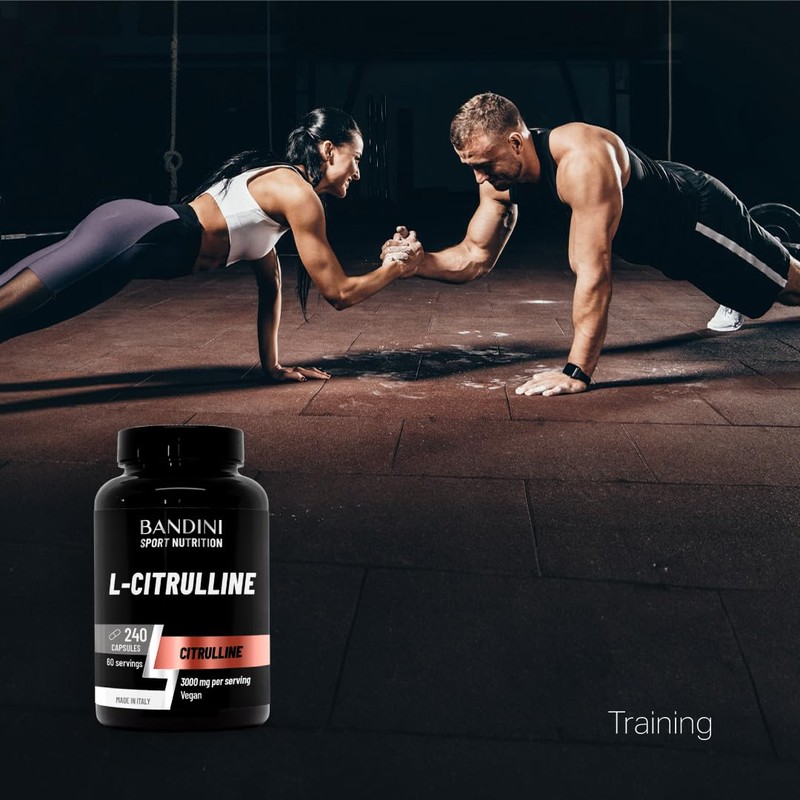 Bandini® L CITRULLINE 240 Capsules – 3000 mg per Serving,