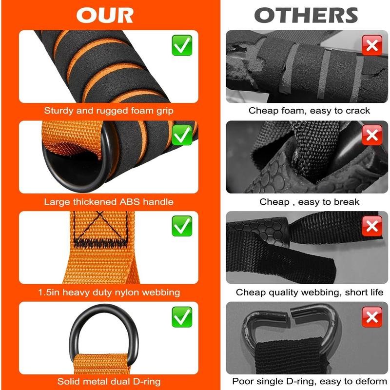 Cable Handles Gym Equipment, Heavy Duty Resistance Band Handles, Replacement