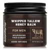 AxiomWarrior Beef Tallow and Honey Balm for Skin: Whipped Organic