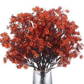 PATIKIL Artificial Flowers, 9pcs European Fake Flowers DIY Bouquet Fake Floral for Home Garden Kitchen Decor Wedding Party Decoration Light Yellow