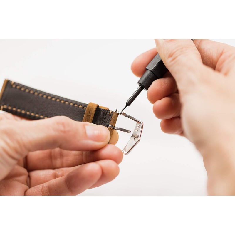 Hirsch Andy Calf Watch Strap - Red - L -