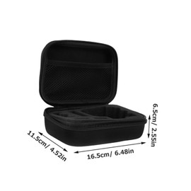 TEHAUX Zipper Camera Bag Portable Hard Case Cameras with Foam Protection Fits Durable Multi Storage for Accessories Shoulder Strap Included