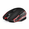 2.4G Wireless Game Mouse Black ABS Portable with Breathing Light