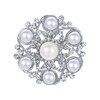 EVER FAITH Women's Wedding Jewelry Austrian Crystal Simulated Pearl Bridal