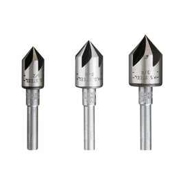General Tools 3 Piece Countersink Bit Set #195ST, Includes 1/2 in., 5/8 in. and 3/4 in. Bits