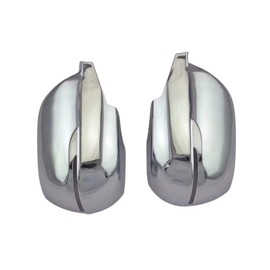 KACEPAR 1 par de cubiertas de espejo retrovisor ABS, cubiertas de espejo retrovisor izquierdo derecho, 2017-2021 compatible con Honda CRV CR-V - fibra de carbono