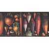 Vegetables Explained Educational Black CB3049V21B Wallpaper Border