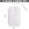 TENS Unit Electrode Pads 10PCS 60 x 90mm Self-Adhesive Replacement