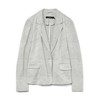VERO MODA Female Blazer, Single-Breasted, Vmjulia, Light Grey Mix