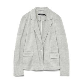 VERO MODA Female Blazer, Single-Breasted, Vmjulia, Light Grey Mix