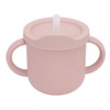 Silicone Sippy Cups Double Handles Lightweight Toddler Training Cup with