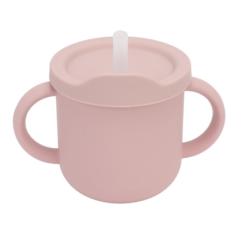 Silicone Sippy Cups Double Handles Lightweight Toddler Training Cup with
