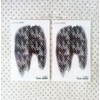 Set of 2 Snake Scale Tattoo Stickers, Black Temporary Fake