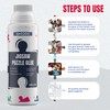 2 Pack 140ml Jigsaw Puzzle Glue with New Sponge Head,