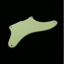 (E79) Guitar Pickguard for La Cabronita Telecaster,Neck Pickup Notch,3ply Vintage mint green