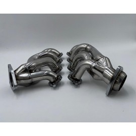 1-5/8" Exhaust Header for 2002-2016 Chevy Silverado, Sierra, Suburban, Tahoe, Yukon, Escalade 4.8L 5.3L 6.0L 6.2L V8, Premium 304 Stainless Steel