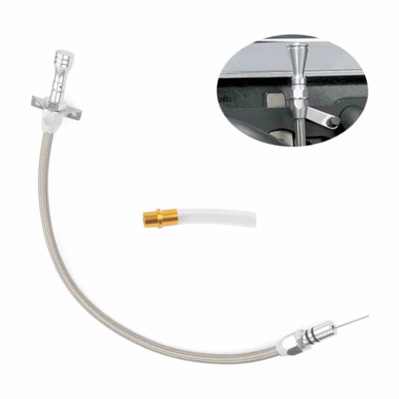 onsal_44 FOR TURBO 350 400 FLEXIBLE TRANSMISSION DIPSTICK STAINLESS TH350