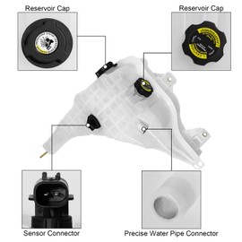 Daume Reservoir Tank Fits for 2008-2017 Freightliner Cascadia Columbia 08-17 Freightliner Cascadia Columbia 525263005 603-5203