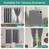 Sinotalent Portable Blackout Curtain, No Drill Window Curtain Panels, Easy