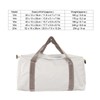 Canvas Tool Bag with Wide Mouth, Grey, Waterproof Storage Handbag