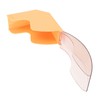 Fan Shape Storage Box with Dustproof Cover Compact Acrylic Filter