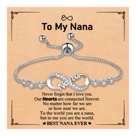 CXLDTE Nana Birthday Gift Ideas from Grandson Grandkids Mothers Day Bracelet Gifts Valentines Christmas Presents