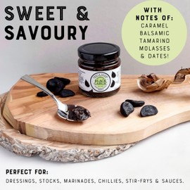 The Original Black Garlic Paste 100g - Sweet & Savoury, Aged to Perfection, 100% Natural Ingredients, Vegan Friendly - Gourmet, Culinary Delight
