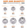 Tanstic 70Pcs 1/4-20 5/16-18 3/8-16 10-24 8-32 6-32 Stainless Steel