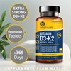 Vitamin D3 4000iu Plus Vitamin K2 100ug (MK7) 365 High