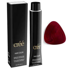 Cree Professional 6.666 Extra Red Dark Blond - Permanent Hair Color - Long Lasting, Rich Vibrant - Gray Coverage 100ml - 3.4 fl.oz.
