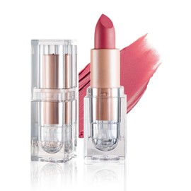 IONSGAKO Matte Nude Lipstick Velvet Lip Gloss Non-Fading Non-Sticky Cup Nude Lipstick Matte Lip Stain Long Lasting Waterproof Lipstick for Women Girls Daily Lip Makeup-605 Famous Red