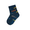 ABS Socks 2 Pack Excavators and Cars, navy