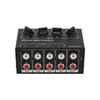 4 Channel Mini Mixer, Passive Mini Sound Mixer, Mini Stereo