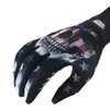 USA Skull Glove/Face Mask Bundle X-Large White/Black