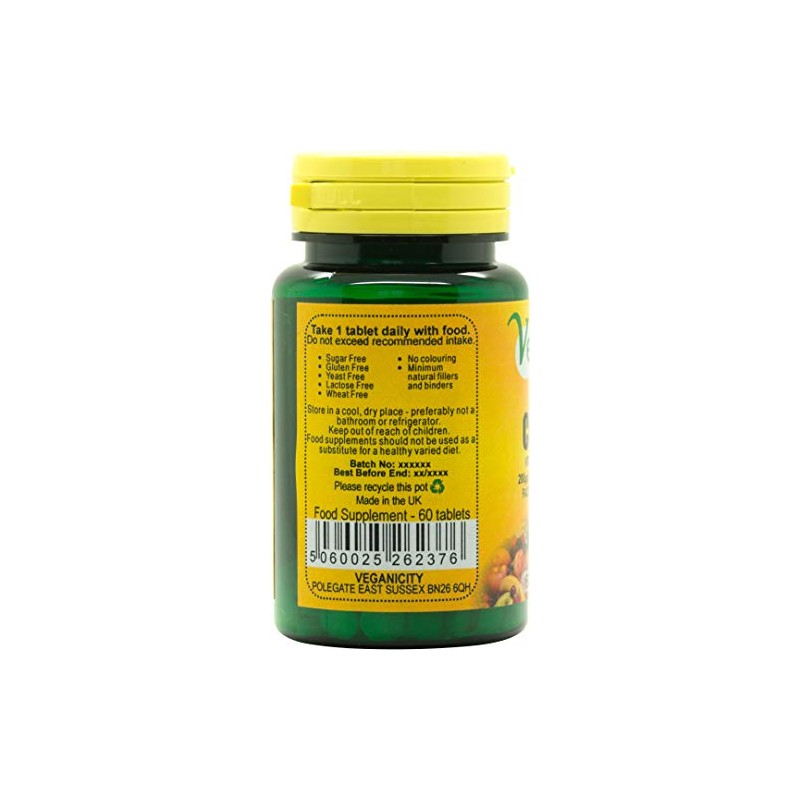 Veganicity Chromium 200µg : Metabolism health : 60 tablets