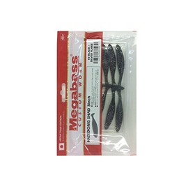 Megabass Soft Lure Vios Mineral Hazedong Shad 3 Inches Black/Silver Flake (1930)