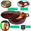 La Cuisine Enameled Cast Iron Oval Dutch Oven Casserole Dish