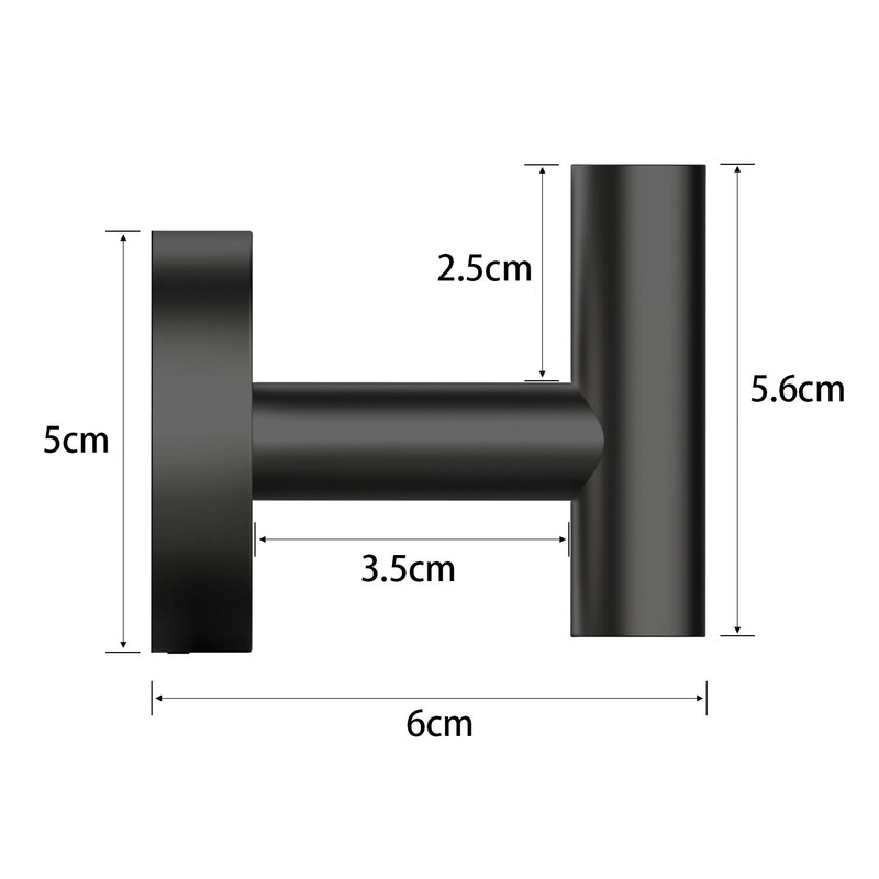 Tuggui Towel Robe Hook SUS 304 Stainless Steel Wall Mount