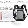 GiMiUiTo Clear Backpack,See Through Backpack School Approved Heavy Duty Clear