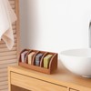 Yiyiring Natural Wooden Multi-bar Soap Holder 7.5 x 3.2 x