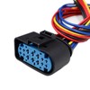 14-Pin Headlight Connector Pigtail Plug Compatible with Ford Focus 2012-2018