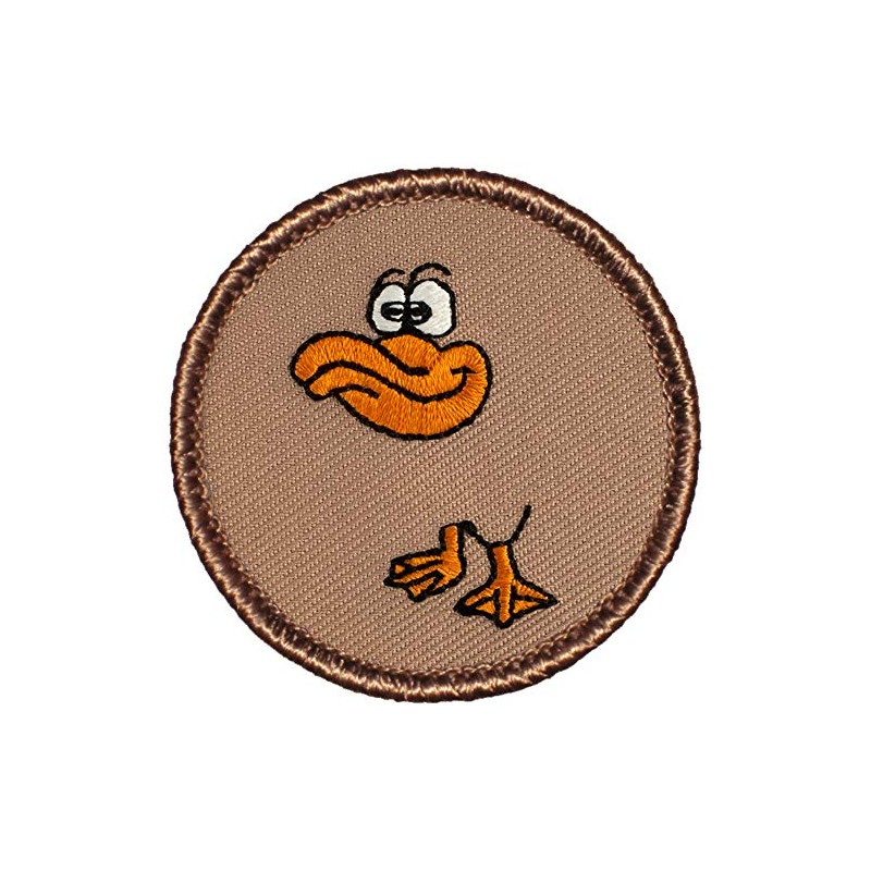 Invisible Ducks Patrol Patch - 2" Diameter Round Embroidered Patch