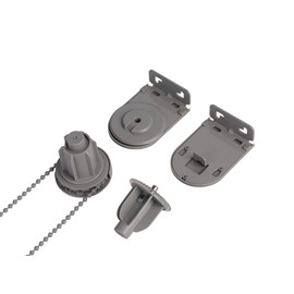 Luanxu Roller Shade Clutch Gray Color for 1 1/2" (38mm) Tube Replacement Spare Repair Parts Metal Core Clutch Metal Bracket Bead Chain Max Load 5KG /11 LBS