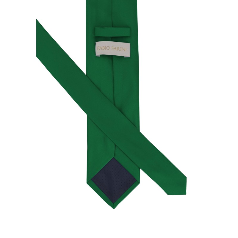 Fabio Farini - Plain-Coloured, Elegant Tie - Choice of Length: