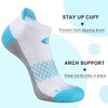 eallco Womens Ankle Socks 6 Pairs Running Athletic Cushioned Sole