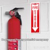 iSYFIX Fire Extinguisher Sign – 2 Pack 4x12 Inch –