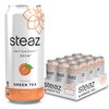 Steaz Organic Iced Green Tea Antioxident Brew, Peach, 16 Fl