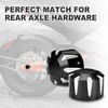 Proyoureye CNC Billet Aluminum Rear Wheel Axle Nut Cover Fit
