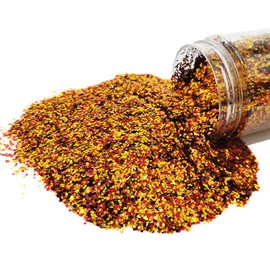 TWINKLING Holographic Glitter, Chunky Glitter, Fine Glitter, Craft Glitter Chips for DIY Resin Art Epoxy Craft, Nail Art, Jewelry Making, Tumblers Slime Decoration,1mm,100g (Crystal Color)