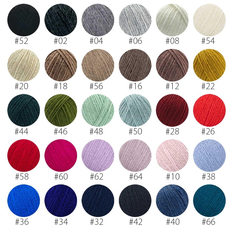 PASCUALI Organic Cashmere Lace Knitting Wool 100% Cashmere Wool for